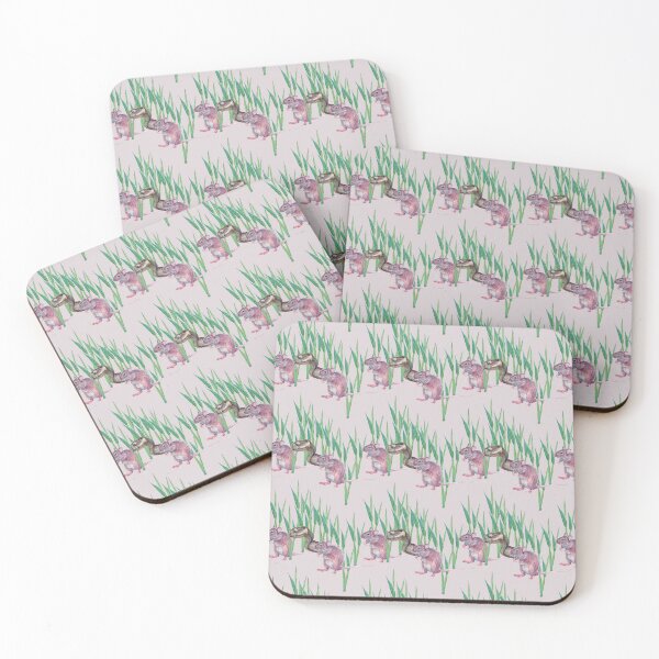 Item preview, Rats and snake in grass designed and sold by SaraCeline.