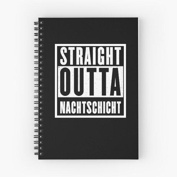 Item preview, Straight outta night shift designed and sold by InsomniaMerch.