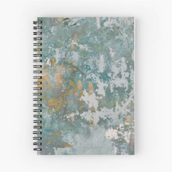 Item preview, Teal Grey Copper Colored concrete Plastered designed and sold by WearWolfDesigns.