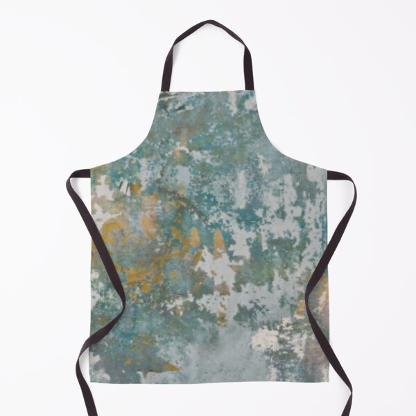 Item preview, Teal Grey Copper Colored concrete Plastered designed and sold by WearWolfDesigns.