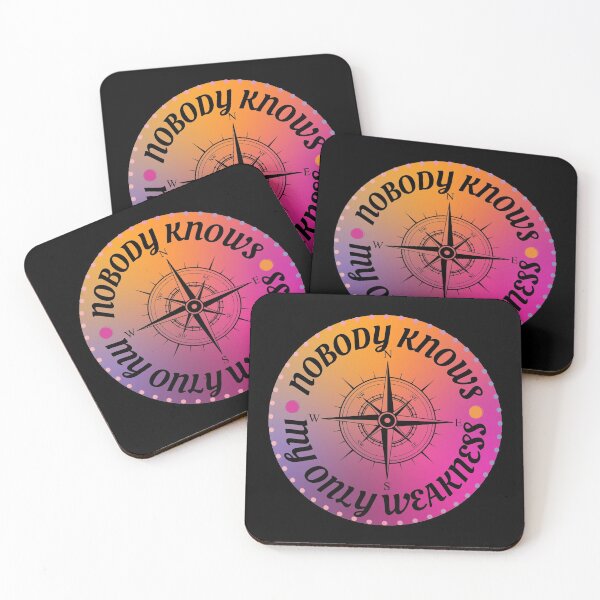 Item preview, Nobody Knows My Only Weakness MOTIVATIONAL designed and sold by My-Queens-Store.