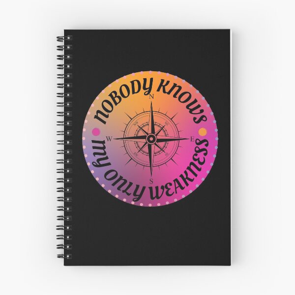 Item preview, Nobody Knows My Only Weakness MOTIVATIONAL designed and sold by My-Queens-Store.