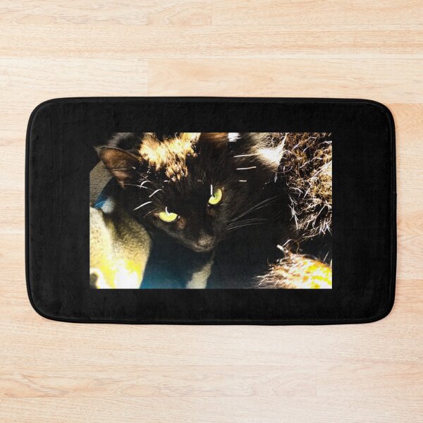 Item preview, Beautiful black green eyed cat designed and sold by PandLcreations.
