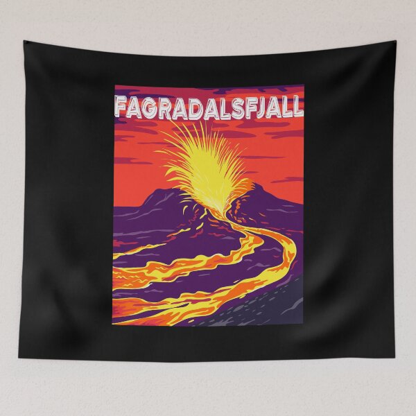 Item preview, Fagradalsfjall Iceland Volcano Eruption designed and sold by MagicBoutique.