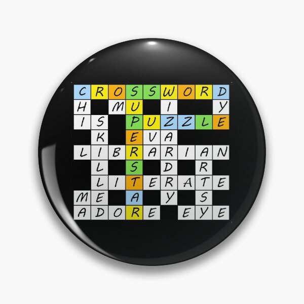 Item preview, Crossword Puzzle Superstar - Multi Color Brain Games designed and sold by artfulnotebook.