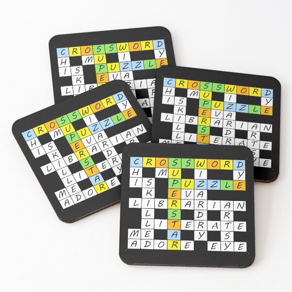 Item preview, Crossword Puzzle Superstar - Multi Color Brain Games designed and sold by artfulnotebook.