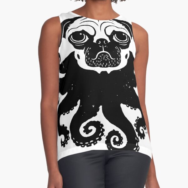 Octopug Sleeveless Top