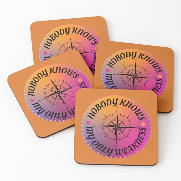 Item preview, Nobody Knows My Only Weakness - travel lovers designed and sold by My-Queens-Store.