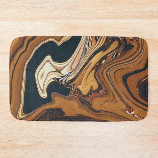 Item preview, Liquid Dark Brown Chocolate Marble designed and sold by ZaydounStark.