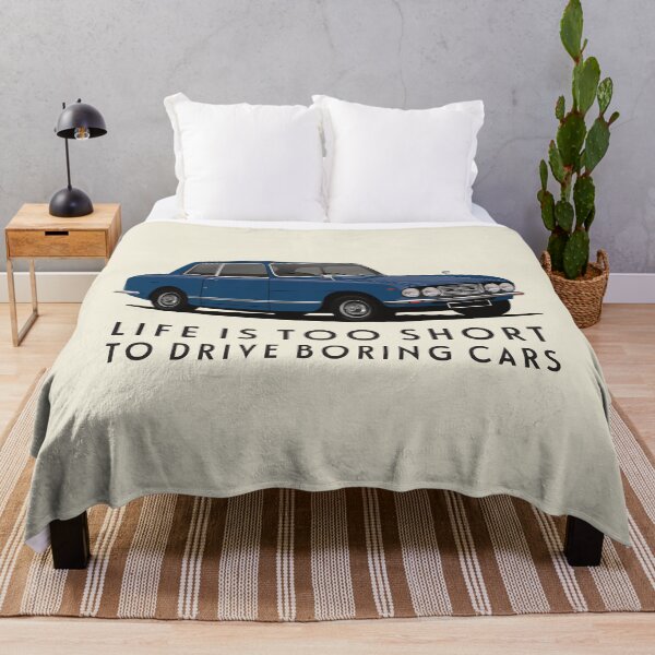 Item preview, Life is too short to drive boring cars - Bristol 411 - dark blue designed and sold by knappidesign.