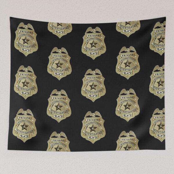 Item preview, Private International Investigator Badge designed and sold by Lawrence Baird.