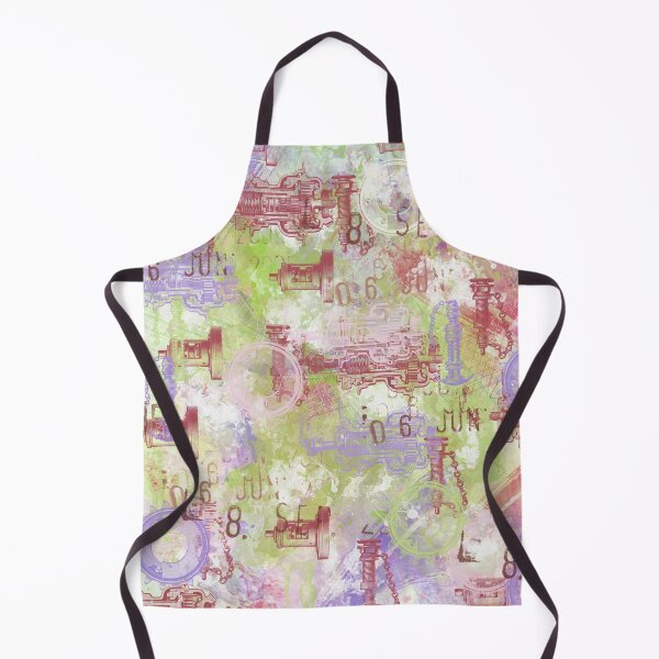 Item preview, Vintage Retro Pattern, Abstract Vintage Technology Art designed and sold by WokTheTokPrints.