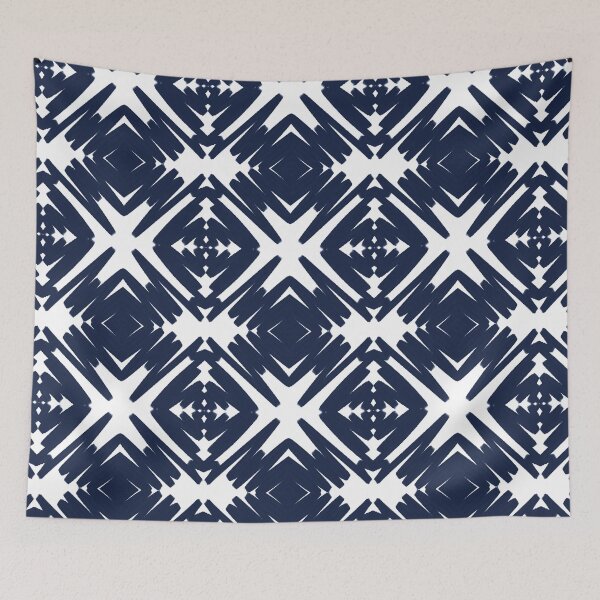 Item preview, Blue pattern 2 designed and sold by NitArtCafe.