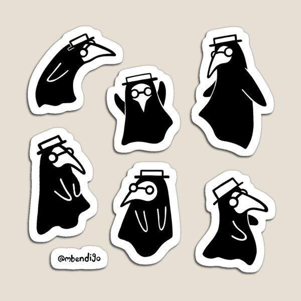 Plague Doctors Magnet