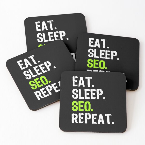 Item preview, Eat Sleep SEO Repeat designed and sold by maxarus.