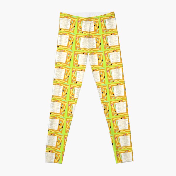 Life Flow Love Word Art Leggings