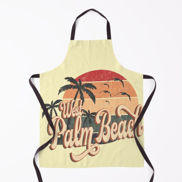 Item preview, West Palm Beach Florida US Beach Summer Sun Vintage Retro 70s 80s style designed and sold by CMonica73.