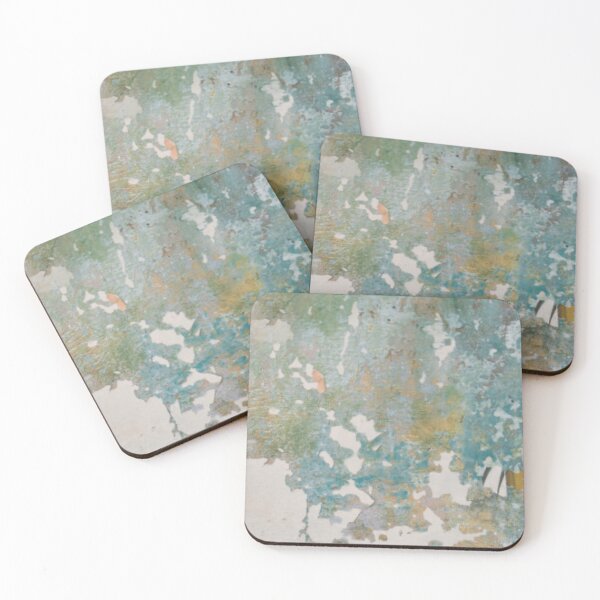 Item preview, Copy of Teal Grey Copper Colored concrete Plastered designed and sold by WearWolfDesigns.