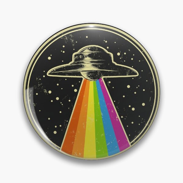 UFO Hippie Badge Alien Badge Space Badge Believe in Yourself