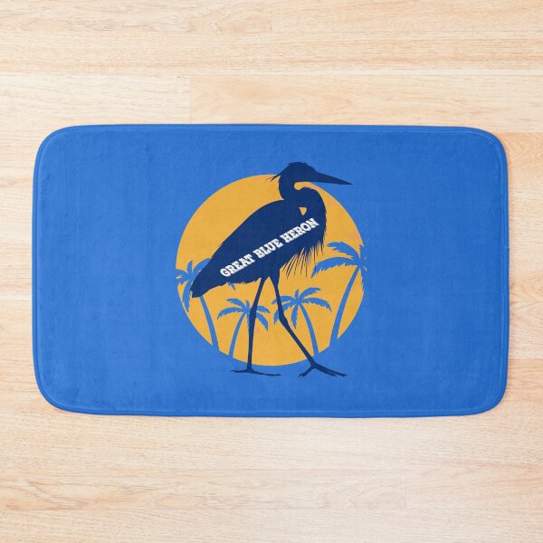 Item preview, Great Blue Heron Sunset Palm Trees designed and sold by KeysTreasures.
