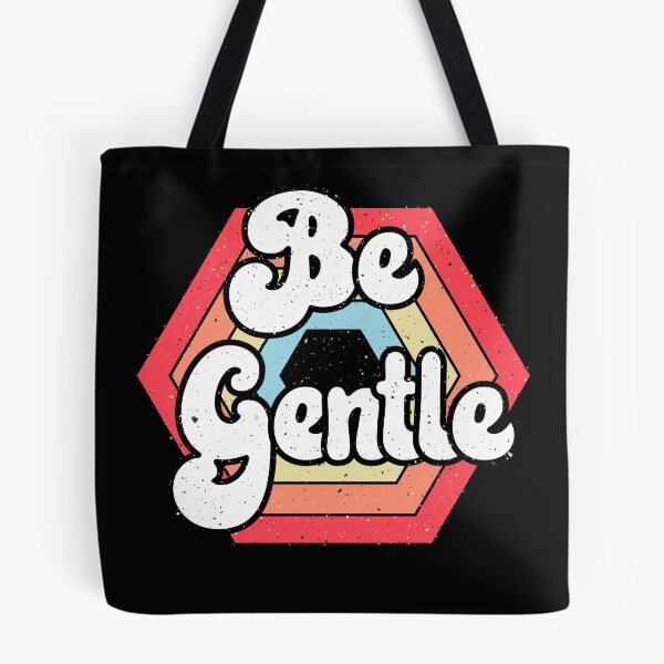 Item preview, Be Gentle Hexagon Sunset with Bee designed and sold by Mumgle.