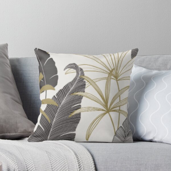 Item preview, Black & white Leaf Gold designed and sold by WearWolfDesigns.