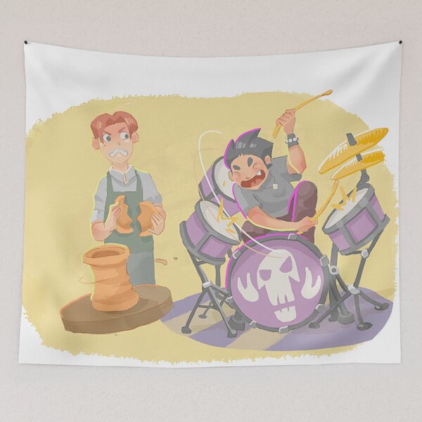 Item preview, Ceramics Vs. Punk Drummer designed and sold by BookBuzz.