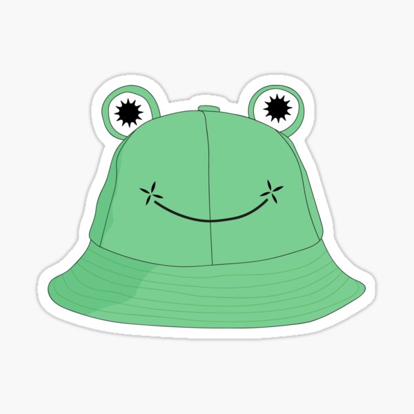 Watermelon Hat Stickers Redbubble - roblox frog floppy hat