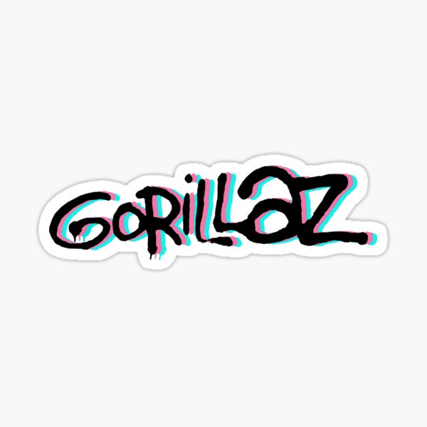 Logo Gorillaz Sticker