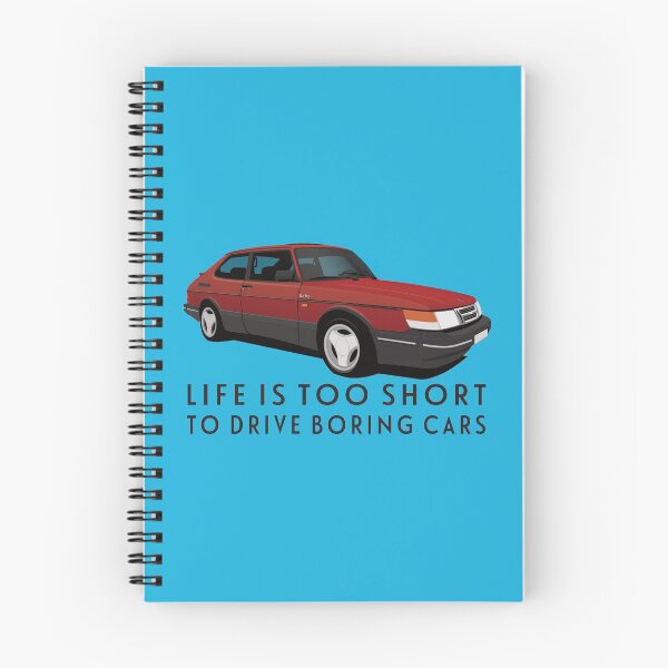 Item preview, Life is too short to drive boring cars - Red Saab 900 Turbo 16 Aero designed and sold by knappidesign.
