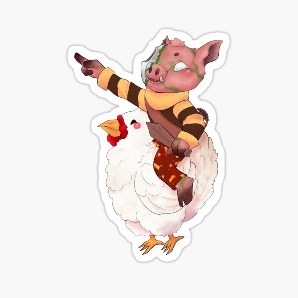 Zombie Pigman Stickers Redbubble