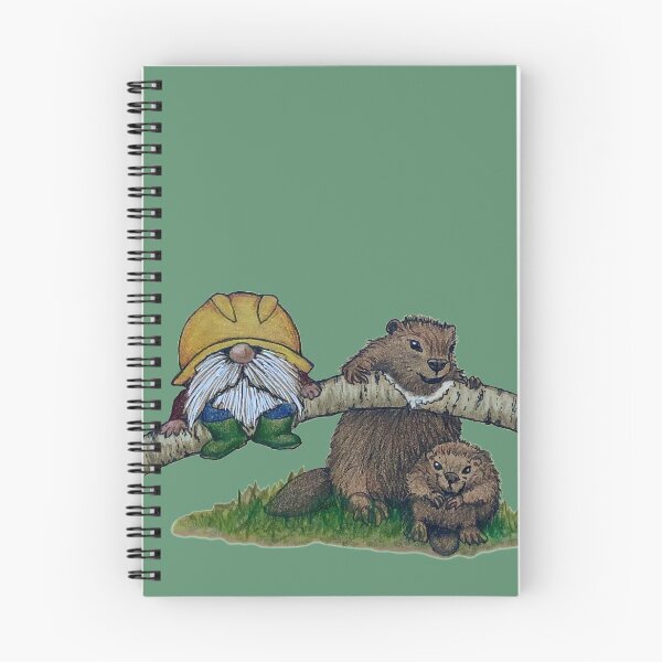 Item preview, Gnome and Company Beavering Away  designed and sold by SarahCD13.