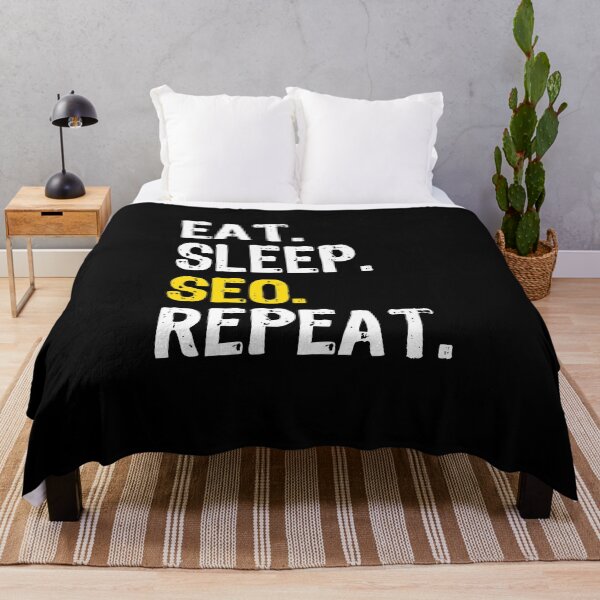 Item preview, Eat Sleep SEO Repeat designed and sold by maxarus.