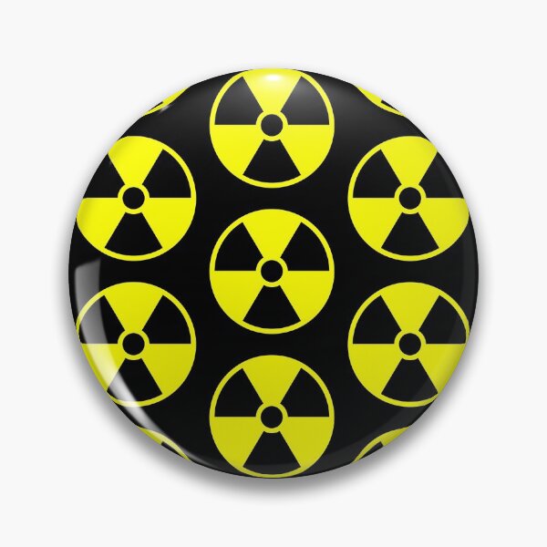Item preview, Nuclear Symbol (tight little grid on black) designed and sold by Tree45.