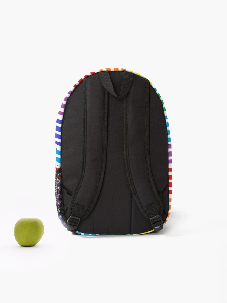 Disover Rainbow Squares and Stripes Backpack