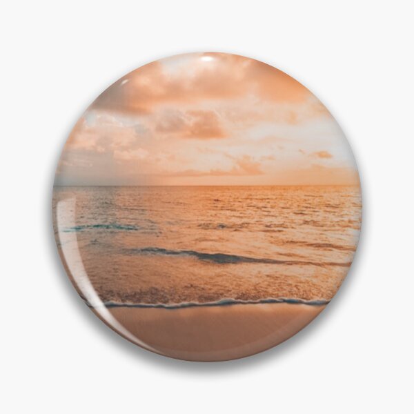 Item preview, Sunset With Blue Ocean Calm Waves Beach designed and sold by Turkdesigner.