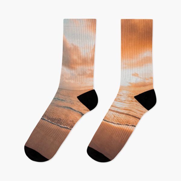 Item preview, Sunset With Blue Ocean Calm Waves Beach designed and sold by Turkdesigner.
