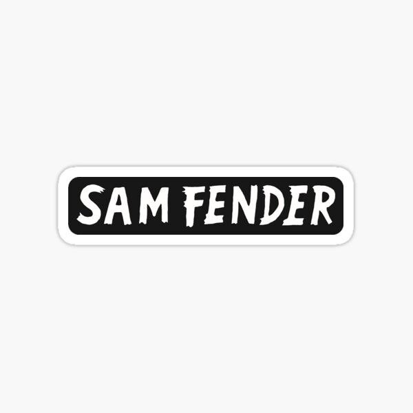 Vista previa del artículo con la obra «Logotipo de Sam Fender», diseñado y vendido por jellevossen.