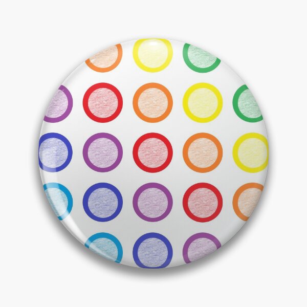 Item preview, Rainbow Static Circles  designed and sold by lornakay.