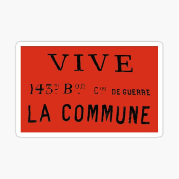 Sticker « Drapeau de la Commune de Paris 
