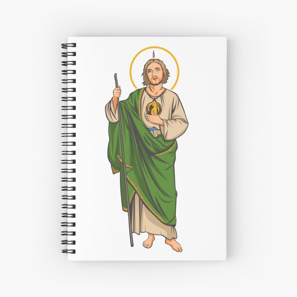 Cuaderno de espiral «San Judas Tadeo» de Liliansworld | Redbubble