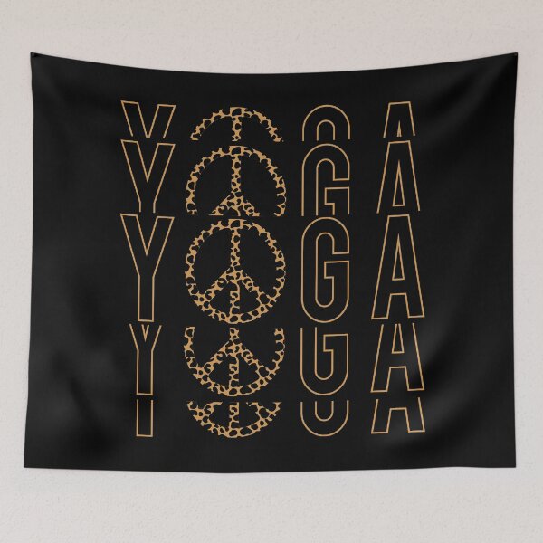 Item preview, Leopard yoga peace with leopard peace-cute yoga brown leopard designed and sold by steven8899.