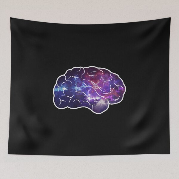 Item preview, Space Brain Essential Sticker designed and sold by Love2MakeArt.