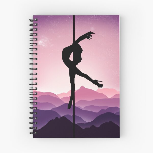 Item preview, Poledancer silhouette in mountains designed and sold by LittlePolina.