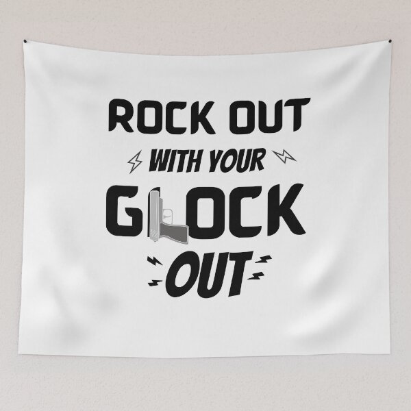 Item preview, rock out with your glock funny gift men  designed and sold by Live  Today.