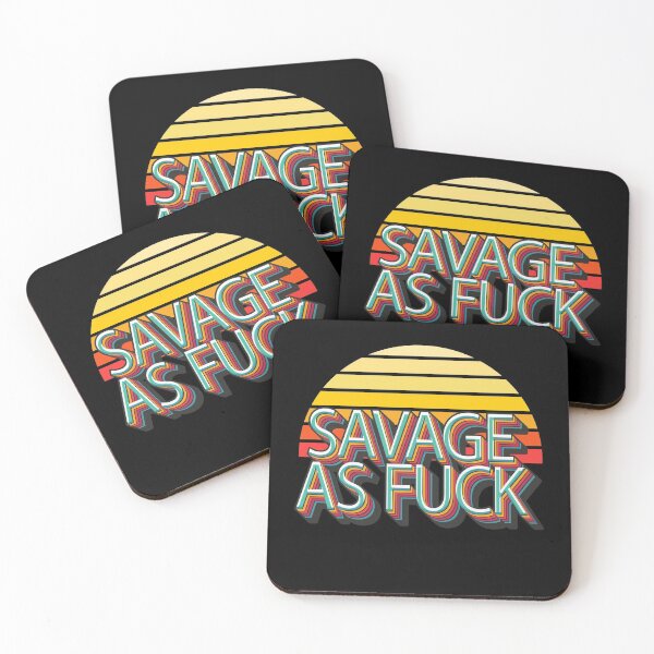 Item preview,  Savage As Fuck, Minimalist Lettering, Saying, Quote  designed and sold by MoTeesMo.