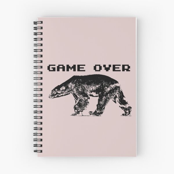 Item preview, Game over Icebear black designed and sold by -Holy-Chicken-.