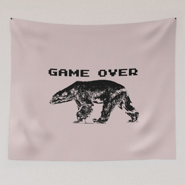 Item preview, Game over Icebear black designed and sold by -Holy-Chicken-.