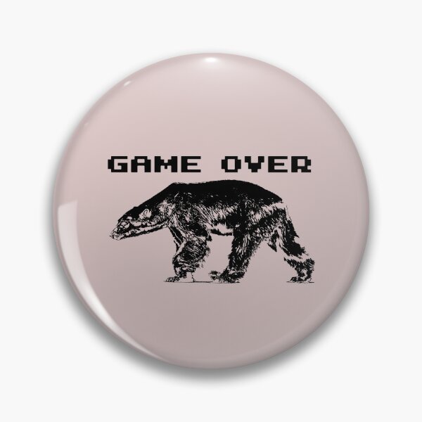 Item preview, Game over Icebear black designed and sold by -Holy-Chicken-.