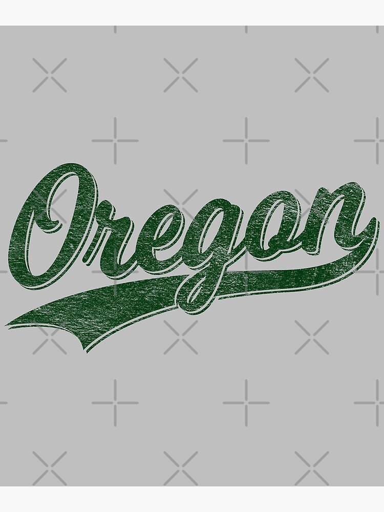 state-of-oregon-cursive-text-distressed-green-poster-by